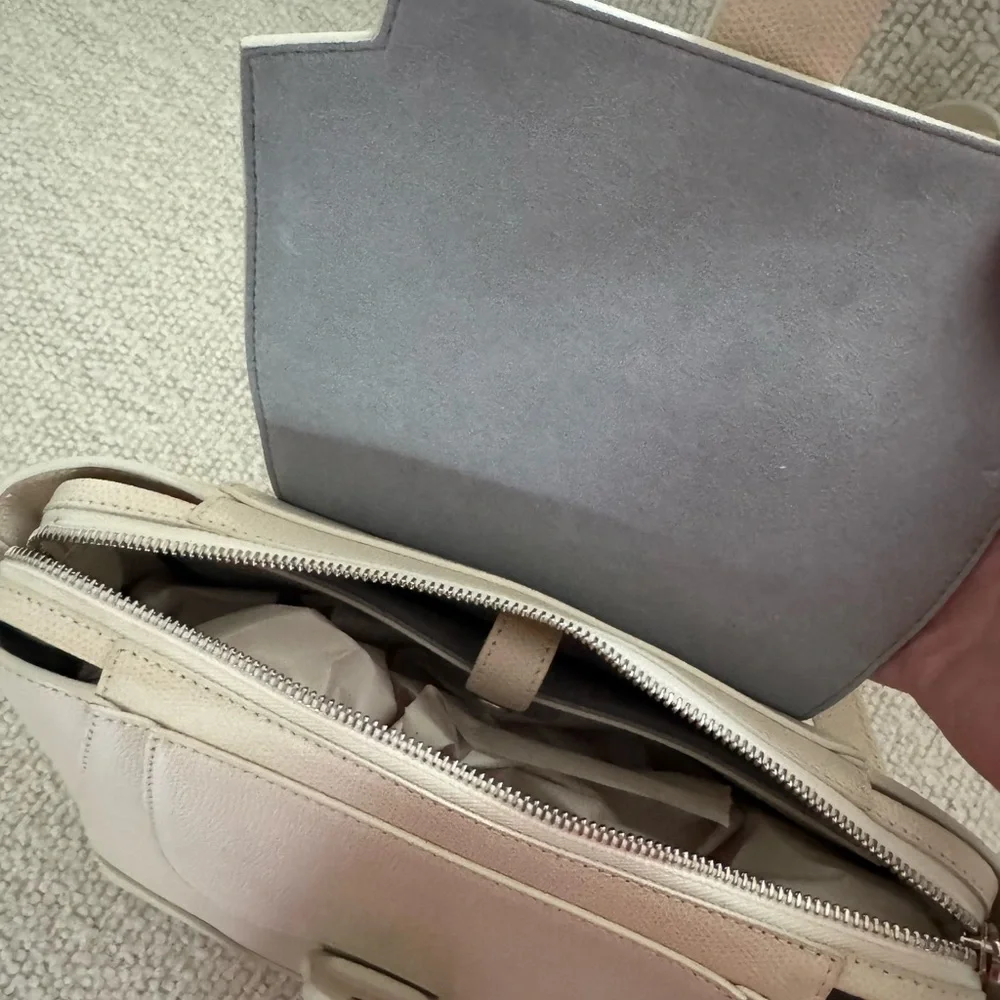 Senreve Mini Maestra - cream perfect condition pebbled leather